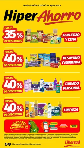 Catálogo Hiper Libertad en San Miguel de Tucumán | Catálogo Hiper Libertad | 2025-09-12T00:00:00.000Z - 2025-09-26T00:00:00.000Z