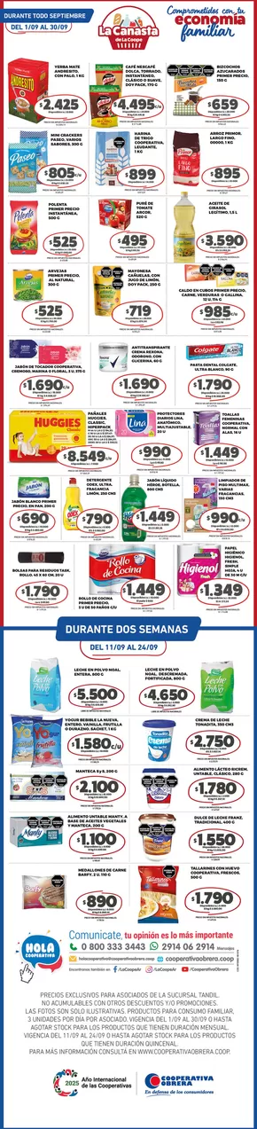 Catálogo Cooperativa Obrera | canasta TANDIL-11092025 | 2025-09-12T00:00:00.000Z - 2025-09-26T00:00:00.000Z