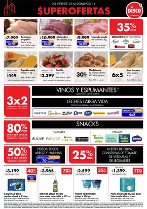 Catálogo Disco | Ofertas | Bs. As. y Santa Fé | 2025-09-12T00:00:00.000Z - 2025-09-14T00:00:00.000Z