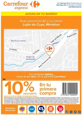 Catálogo Carrefour | Ruta 82 Esq. Calle Unión, Luján de Cuyo, Mendoza | 2025-09-12T00:00:00.000Z - 2025-10-12T00:00:00.000Z