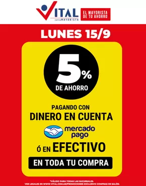 Catálogo Supermayorista Vital en Moreno | Mercado Pago |  | 2025-09-15T00:00:00.000Z - 2025-09-29T00:00:00.000Z