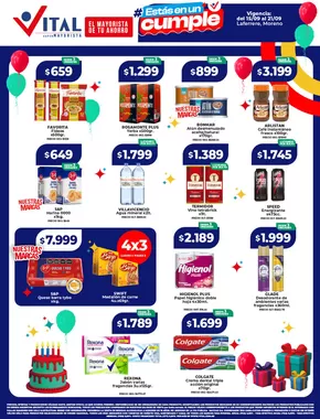 Catálogo Supermayorista Vital en Moreno | Ofertas de semana |  | 2025-09-15T00:00:00.000Z - 2025-09-29T00:00:00.000Z