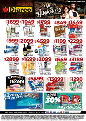 Catálogo Diarco en Comodoro Rivadavia | Diarco Ofertas Interior | 2025-09-15T00:00:00.000Z - 2025-09-19T00:00:00.000Z