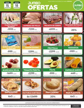 Catálogo Jumbo en San Miguel de Tucumán | Oferta | Córdoba | 2025-09-15T00:00:00.000Z - 2025-09-18T00:00:00.000Z