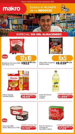 Catálogo Makro | Ofertas especiales día del almacenero | 2025-09-15T00:00:00.000Z - 2025-09-19T00:00:00.000Z