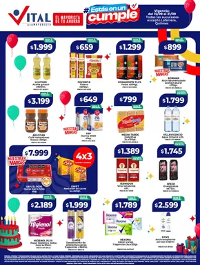Catálogo Supermayorista Vital en Santa Fe | Gran variedad de ofertas | 2025-09-16T00:00:00.000Z - 2025-09-30T00:00:00.000Z