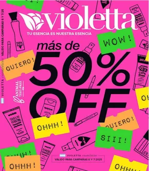 Catálogo Violetta Fabiani en Río Cuarto | Catalogo Violetta Campaña 6 Cosméticos Argentina 2025 | 2025-09-16T00:00:00.000Z - 2025-09-30T00:00:00.000Z