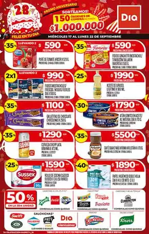 Catálogo Supermercados DIA en Crespo | Catálogo Supermercados DIA | 2025-09-17T00:00:00.000Z - 2025-10-01T00:00:00.000Z