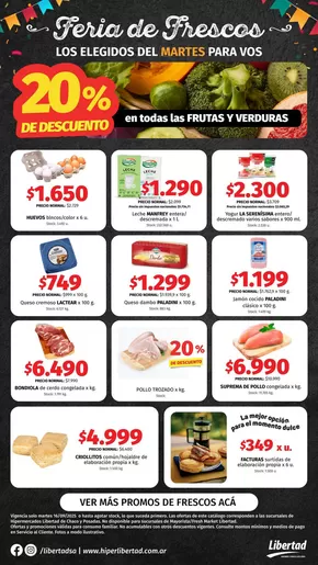 Catálogo Hiper Libertad en Santiago del Estero | Ofertas especiales para ti | 2025-09-17T00:00:00.000Z - 2025-10-01T00:00:00.000Z