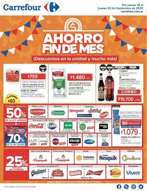 Catálogo Carrefour en Rosario | Gangas y ofertas actuales | 2025-09-18T00:00:00.000Z - 2025-09-26T00:00:00.000Z