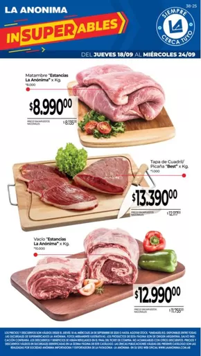 Catálogo La Anonima en Río Gallegos | Ofertas principales para todos los clientes | 2025-09-18T00:00:00.000Z - 2025-10-02T00:00:00.000Z