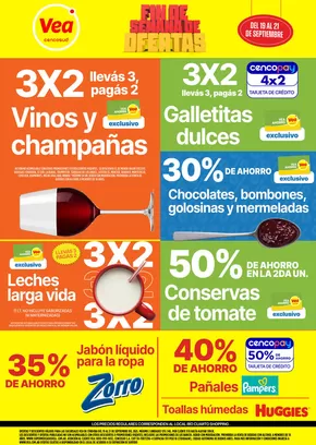 Catálogo Supermercados Vea en San Francisco (Córdoba) | Oferta fin de semana | Córdoba | 2025-09-19T00:00:00.000Z - 2025-09-21T00:00:00.000Z