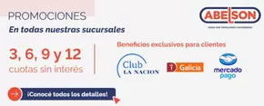 Promoción! 3, 6, 9 y 12cuotas sin interes