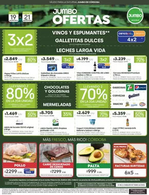 Catálogo Jumbo en Candelaria (Misiones) | Ofertas | Córdoba | 2025-09-18T00:00:00.000Z - 2025-09-21T00:00:00.000Z