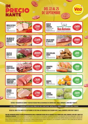 Catálogo Supermercados Vea en Mercedes (Buenos Aires) | Oferta Semanal BsAs Nea | 2025-09-22T00:00:00.000Z - 2025-09-25T00:00:00.000Z