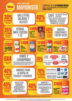 Catálogo Supermercados Vea en Villa Sarmiento (Buenos Aires) | Ofertas Vea mayorista  | 2025-09-23T00:00:00.000Z - 2025-10-04T00:00:00.000Z