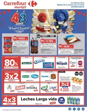 Catálogo Carrefour Market en Belén de Escobar | Carrefour Market 26 Septiembre | 2025-09-26T00:00:00.000Z - 2025-10-01T00:00:00.000Z