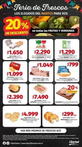 Catálogo Hiper Libertad en San Juan (San Juan) | Excelente oferta para cazadores de gangas | 2025-09-24T00:00:00.000Z - 2025-10-08T00:00:00.000Z