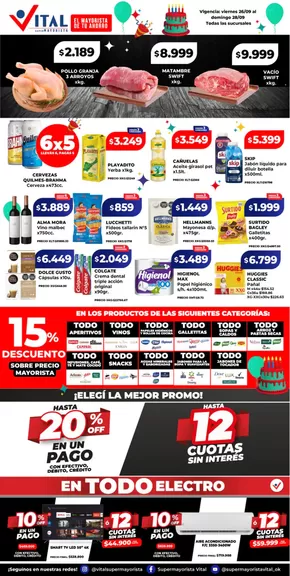 Catálogo Supermayorista Vital en Adrogué | Excelente oferta para todos los clientes | 2025-09-26T00:00:00.000Z - 2025-10-10T00:00:00.000Z