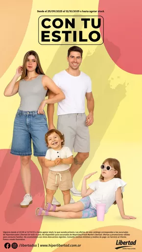 Catálogo Hiper Libertad en San Juan (San Juan) | Nuestras mejores gangas | 2025-09-27T00:00:00.000Z - 2025-10-11T00:00:00.000Z