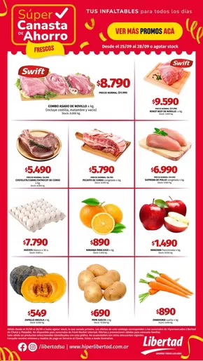 Catálogo Hiper Libertad en San Miguel de Tucumán | Excelente oferta para cazadores de gangas | 2025-09-27T00:00:00.000Z - 2025-10-11T00:00:00.000Z