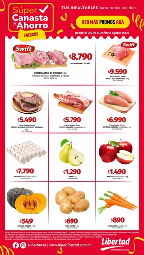 Catálogo Hiper Libertad en San Juan (San Juan) | Ofertas y gangas exclusivas | 2025-09-27T00:00:00.000Z - 2025-10-11T00:00:00.000Z