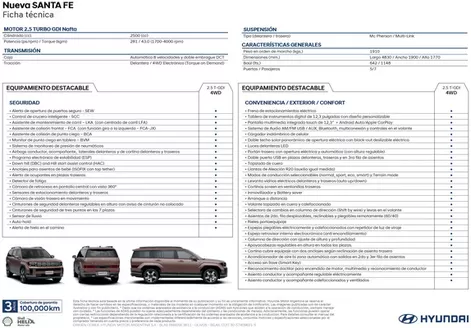 Catálogo Hyundai en Posadas | Hyundai SANTA FE | 2025-09-29T00:00:00.000Z - 2026-09-29T00:00:00.000Z