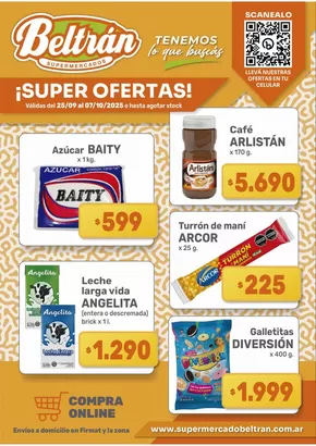 Catálogo Beltrán Supermercados en Firmat | Ofertas y promociones actuales | 2025-10-01T00:00:00.000Z - 2025-10-15T00:00:00.000Z