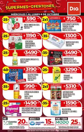 Catálogo Supermercados DIA en San Salvador (Jujuy) | Excelente oferta para cazadores de gangas | 2025-10-01T00:00:00.000Z - 2025-10-15T00:00:00.000Z