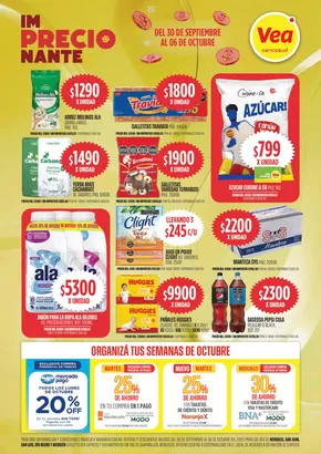 Catálogo Supermercados Vea en Malargüe | Oferta imPRECIOnante | 2025-09-30T00:00:00.000Z - 2025-10-06T00:00:00.000Z