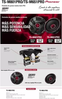 Catálogo Pioneer en Villa Elisa (Entre Ríos) | TS-M801PRO-TS-M651PRO | 2025-10-02T00:00:00.000Z - 2025-12-31T00:00:00.000Z