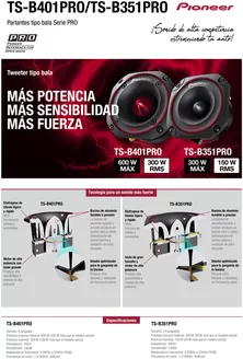 Catálogo Pioneer en Villa Elisa (Entre Ríos) | TS-B401PRO-TS-B351PRO | 2025-10-02T00:00:00.000Z - 2025-12-31T00:00:00.000Z