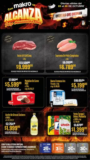 Catálogo Makro en Laboulaye | Ofertas que queman | 2025-10-02T00:00:00.000Z - 2025-10-05T00:00:00.000Z