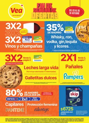 Catálogo Supermercados Vea en Malargüe | Oferta fin de semana Patagonia | 2025-10-03T00:00:00.000Z - 2025-10-05T00:00:00.000Z