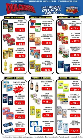 Catálogo Dulcenter | Ofertas y promociones actuales | 2025-10-05T00:00:00.000Z - 2025-10-19T00:00:00.000Z