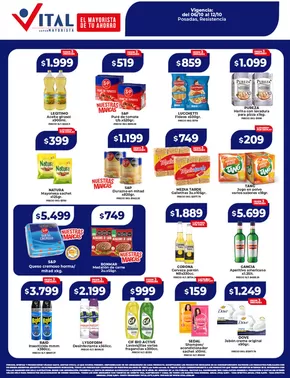 Catálogo Supermayorista Vital en Posadas | Ofertas para cazadores de gangas | 2025-10-06T00:00:00.000Z - 2025-10-20T00:00:00.000Z