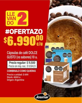 Catálogo Josimar en Buenos Aires | Ofertas principales para todos los cazadores de gangas | 2025-10-06T00:00:00.000Z - 2025-10-20T00:00:00.000Z