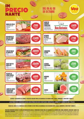 Catálogo Supermercados Vea en La Plata | Oferta Semanal BsAs Nea | 2025-10-06T00:00:00.000Z - 2025-10-08T00:00:00.000Z