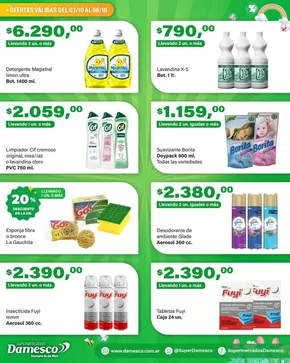 Catálogo Supermercados Damesco en Salta | Grandes descuentos en productos seleccionados | 2025-10-07T00:00:00.000Z - 2025-10-21T00:00:00.000Z