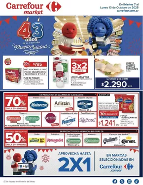 Catálogo Carrefour Market en Baradero | Carrefour Market 07 Octubre | 2025-10-07T00:00:00.000Z - 2025-10-14T00:00:00.000Z
