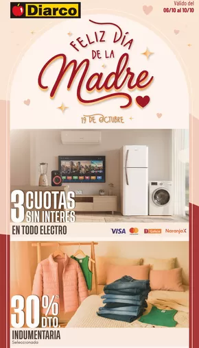 Catálogo Diarco en Baradero | ESPECIAL DÍA DE LA MADRE | 2025-10-06T00:00:00.000Z - 2025-10-10T00:00:00.000Z