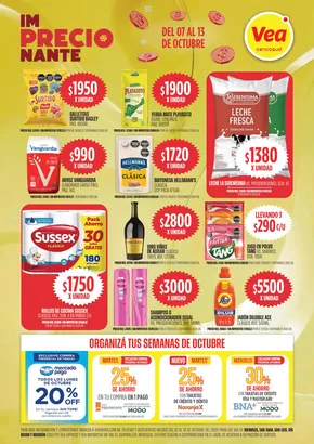 Catálogo Supermercados Vea en Villa Carlos Paz | Oferta imPRECIOnante | 2025-10-07T00:00:00.000Z - 2025-10-13T00:00:00.000Z