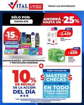 Catálogo Supermayorista Vital en Posadas | Solo por  | 2025-10-09T00:00:00.000Z - 2025-10-23T00:00:00.000Z