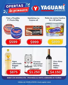 Catálogo Yaguane Supermercados | Ofertas especiales para ti | 2025-10-09T00:00:00.000Z - 2025-10-23T00:00:00.000Z