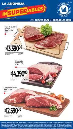 Catálogo La Anonima en Río Gallegos | Carnes, frutas y verduras | 2025-10-09T00:00:00.000Z - 2025-10-23T00:00:00.000Z