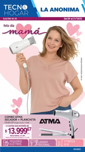 Catálogo La Anonima en Merlo (San Luis) | Tecno & Hogar Madres | 2025-10-09T00:00:00.000Z - 2025-10-23T00:00:00.000Z