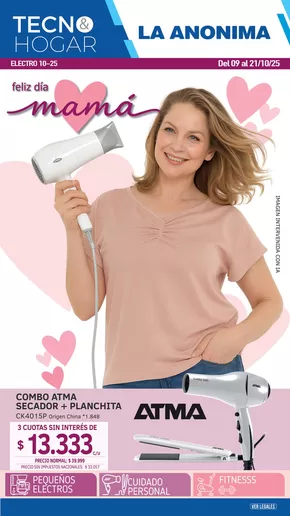 Catálogo La Anonima en Comodoro Rivadavia | Tecno & Hogar Madres | 2025-10-09T00:00:00.000Z - 2025-10-23T00:00:00.000Z