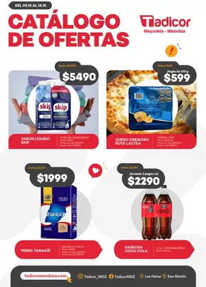 Catálogo Supermercados Tadicor en Córdoba | Catálogo Supermercados Tadicor | 2025-10-09T00:00:00.000Z - 2025-10-23T00:00:00.000Z