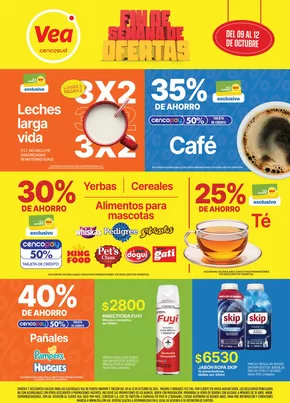 Catálogo Supermercados Vea en Merlo (San Luis) | Ofertas fin de semana Chubut  | 2025-10-09T00:00:00.000Z - 2025-10-12T00:00:00.000Z