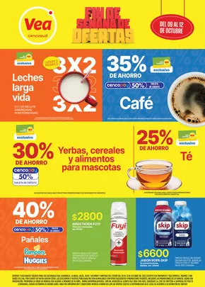 Catálogo Supermercados Vea en Merlo (San Luis) | Ofertas y gangas exclusivas | 2025-10-09T00:00:00.000Z - 2025-10-12T00:00:00.000Z